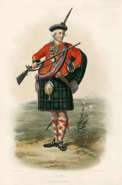 Shaw, from The Clans of the Scottish Highlands by Robert Ronald McIan